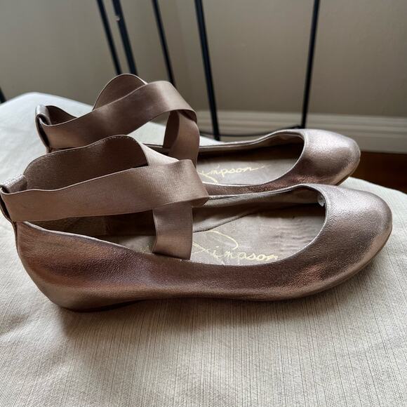 Jessica Simpson Women's Metallic Brown Dayss Ballet Flat size 7 - Picture 1 of 11